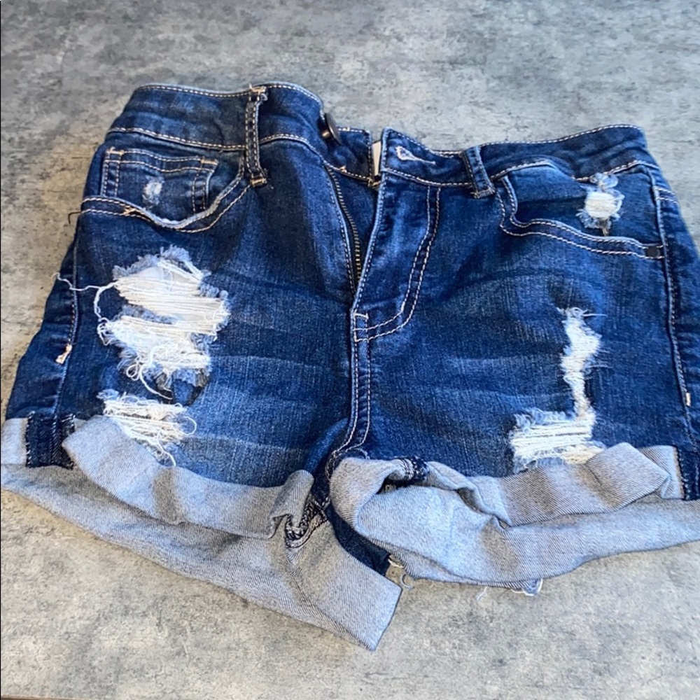 high waisted shorts